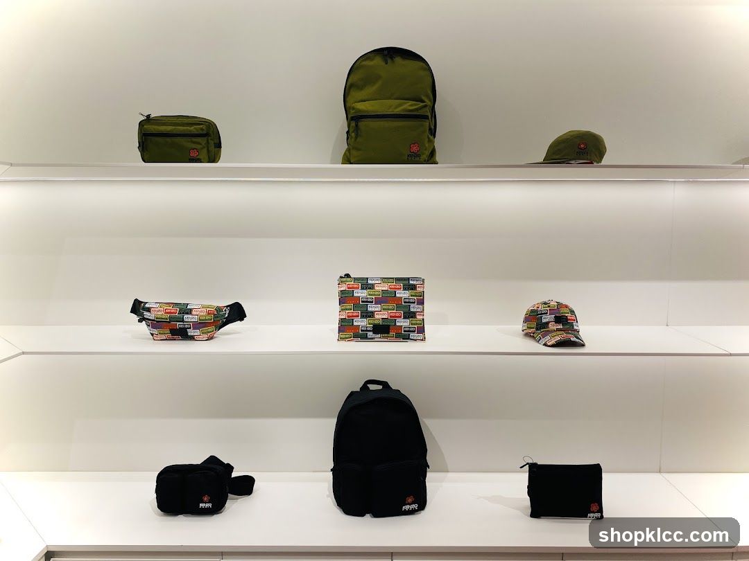 Bags and Hats Display