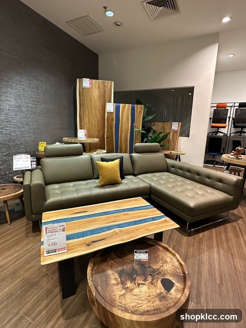 Living Room Furniture Display