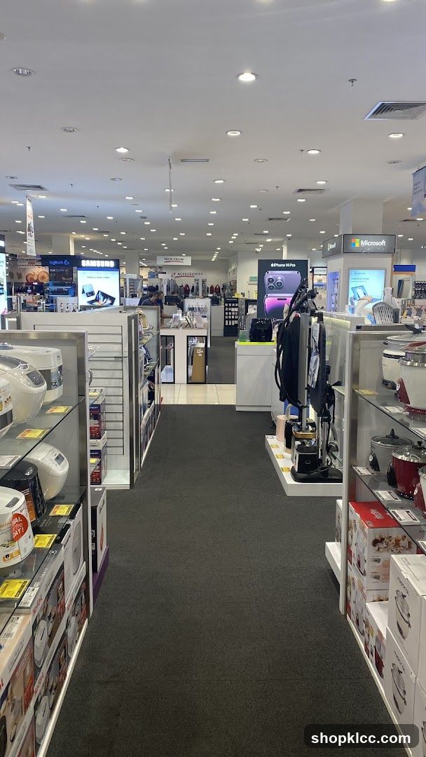 Electronics Store Aisle