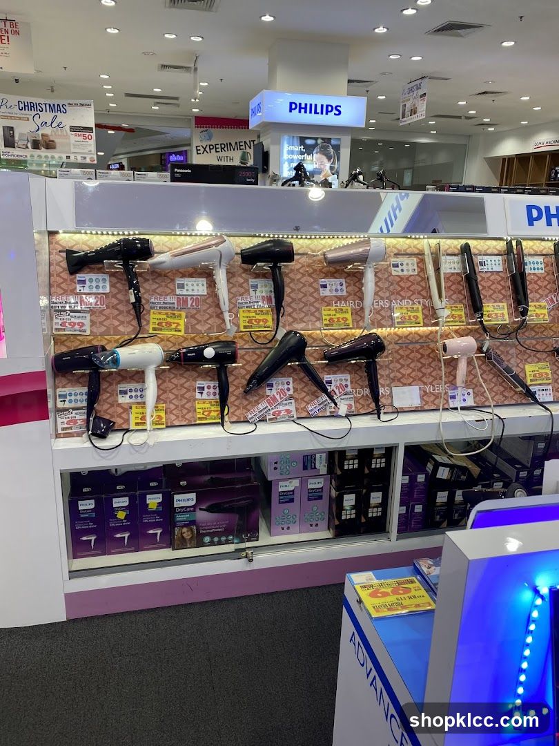 Philips Hair Dryers Display
