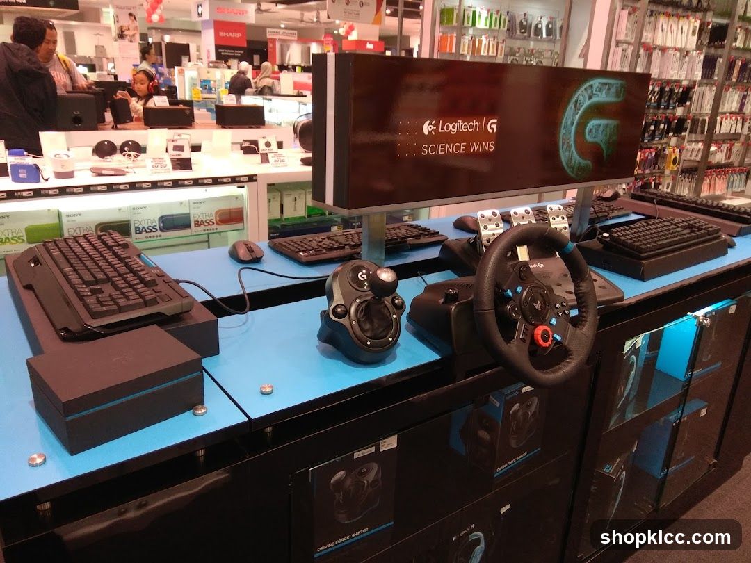 Logitech Gaming Peripherals Display