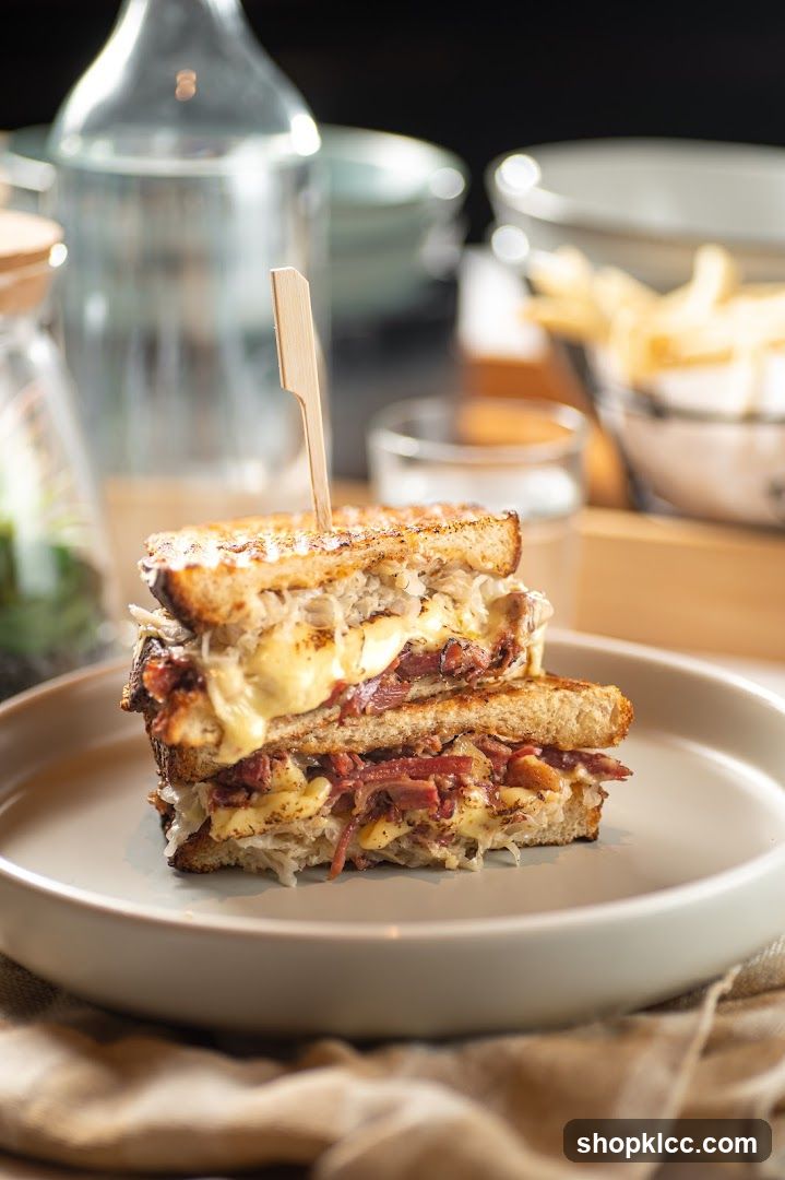 Reuben Sandwich with Fries
