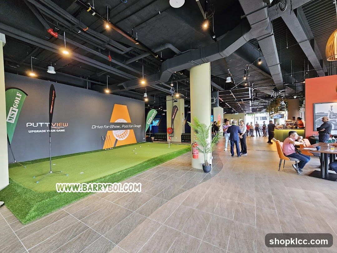 Indoor Golf Entertainment Area