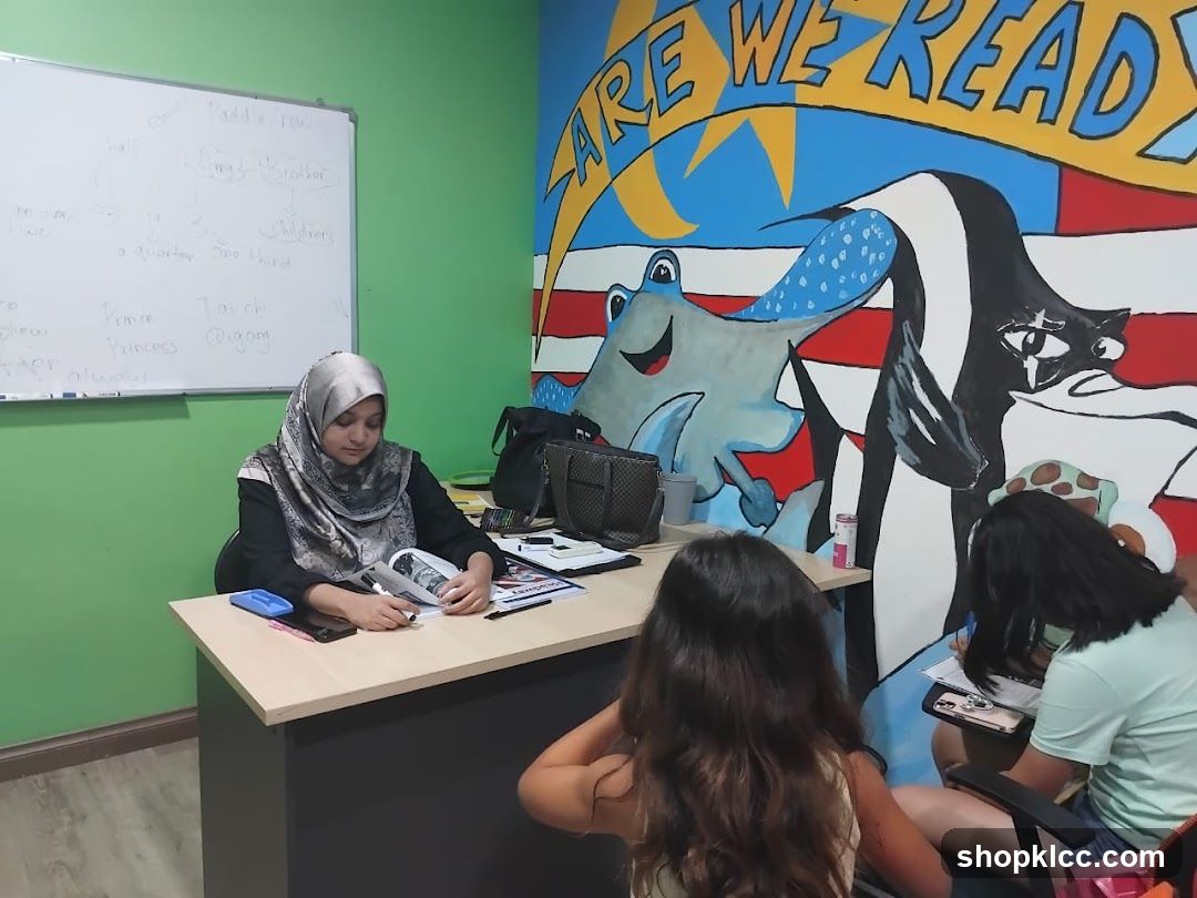 Classroom Scene with Teacher and Students