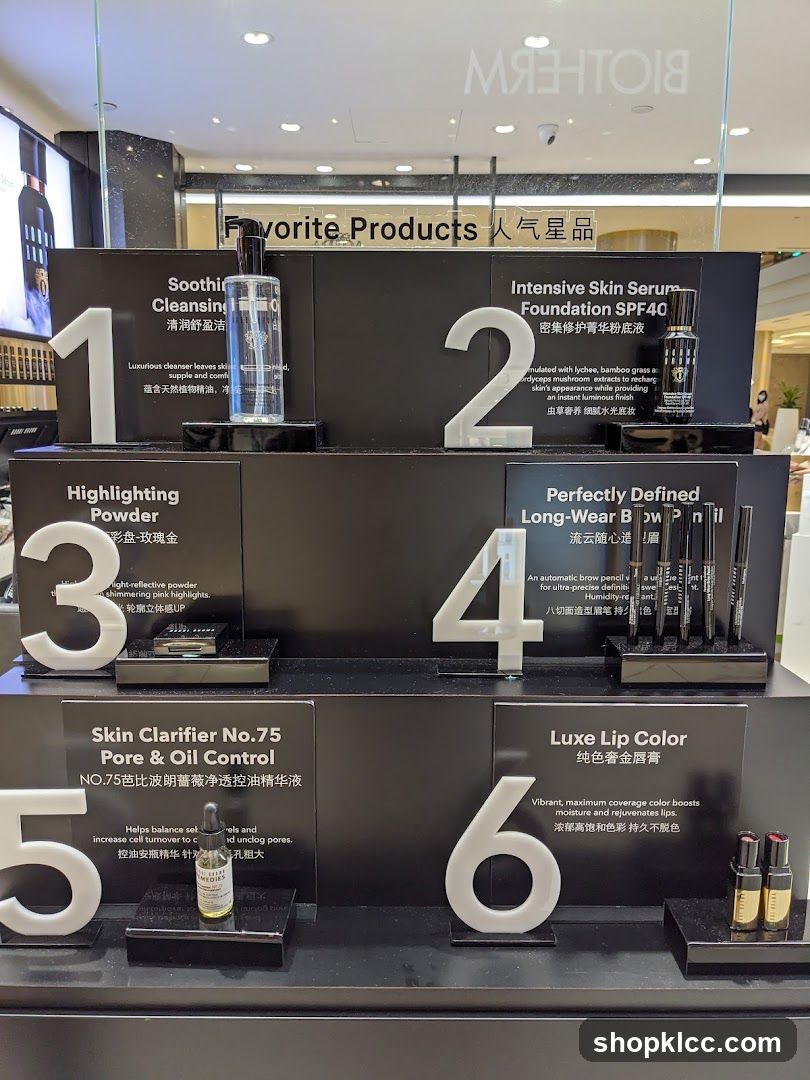 BIOHERM Product Display