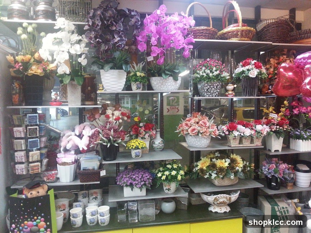 Flower Shop Interior Display