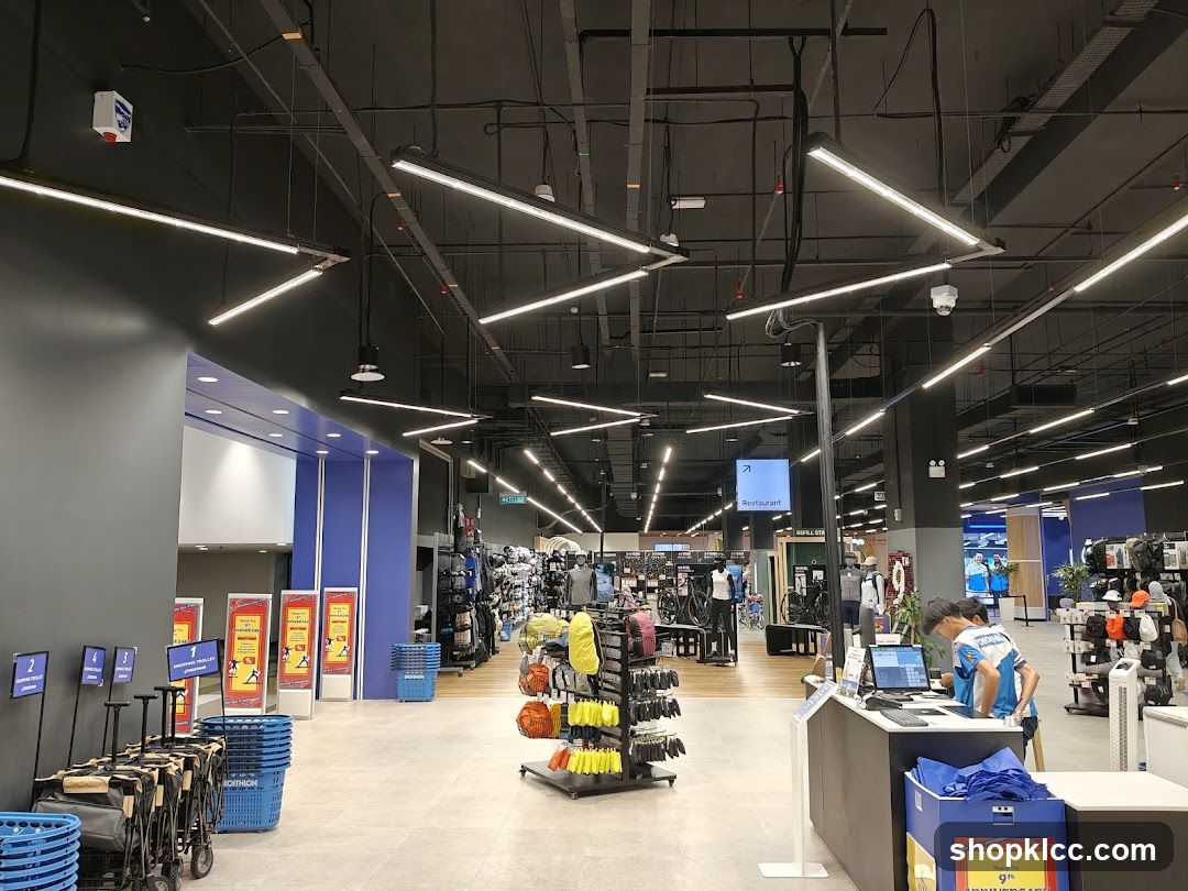 Sports Equipment Store Interior