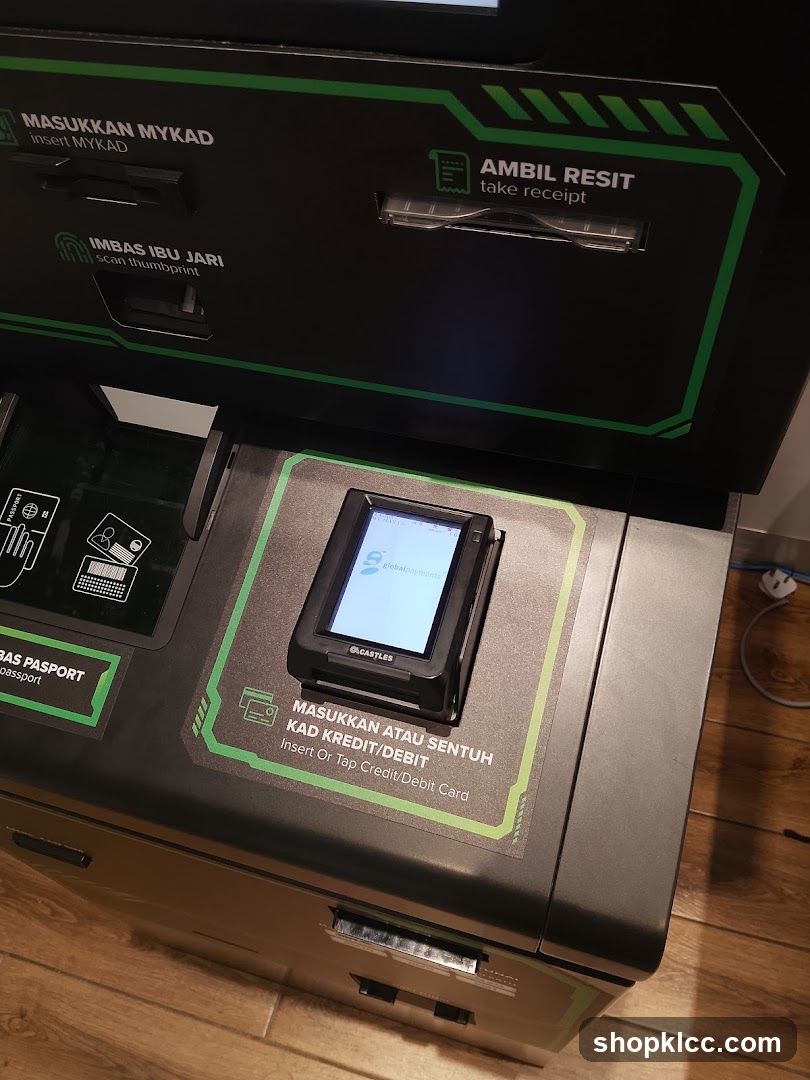 Self-service kiosk