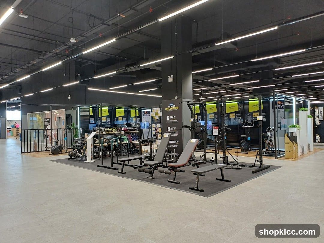 Fitness Equipment Display