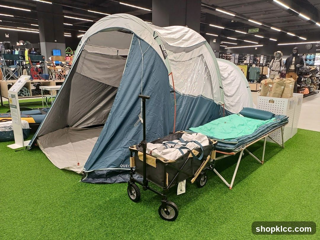 Camping Gear Display
