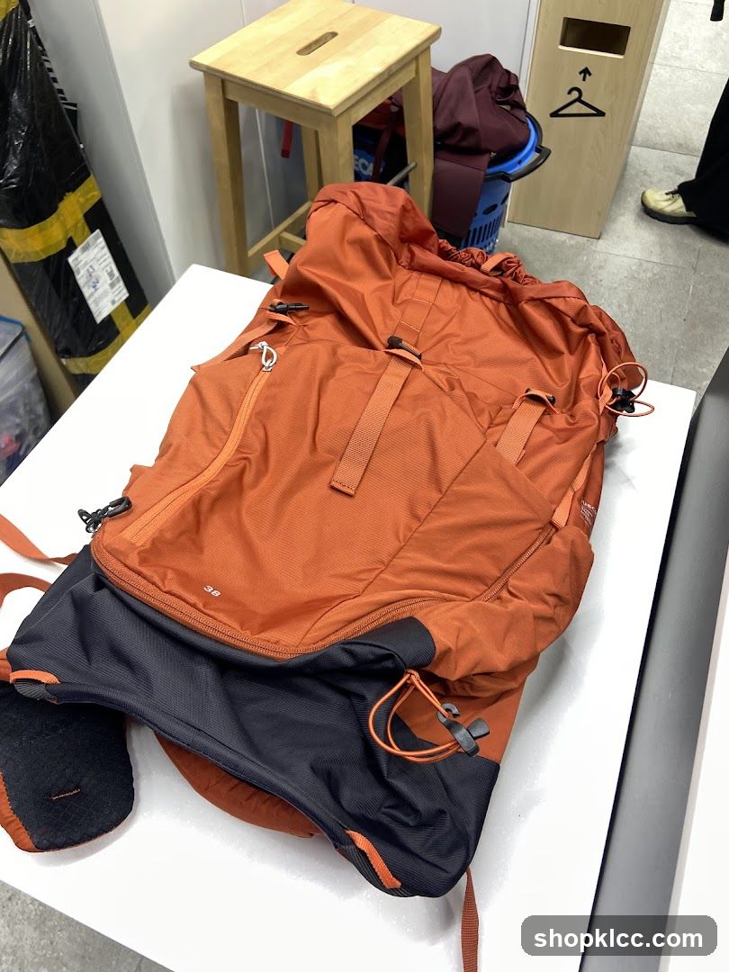 Orange Backpack