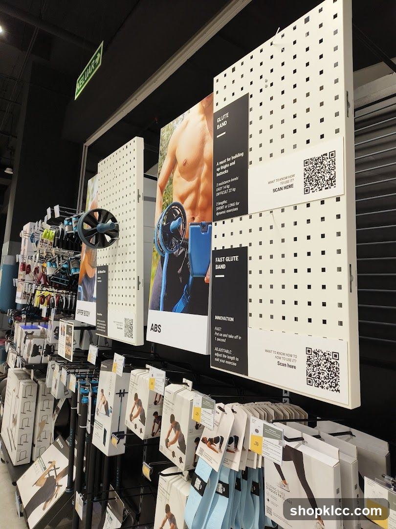 Fitness Equipment Display