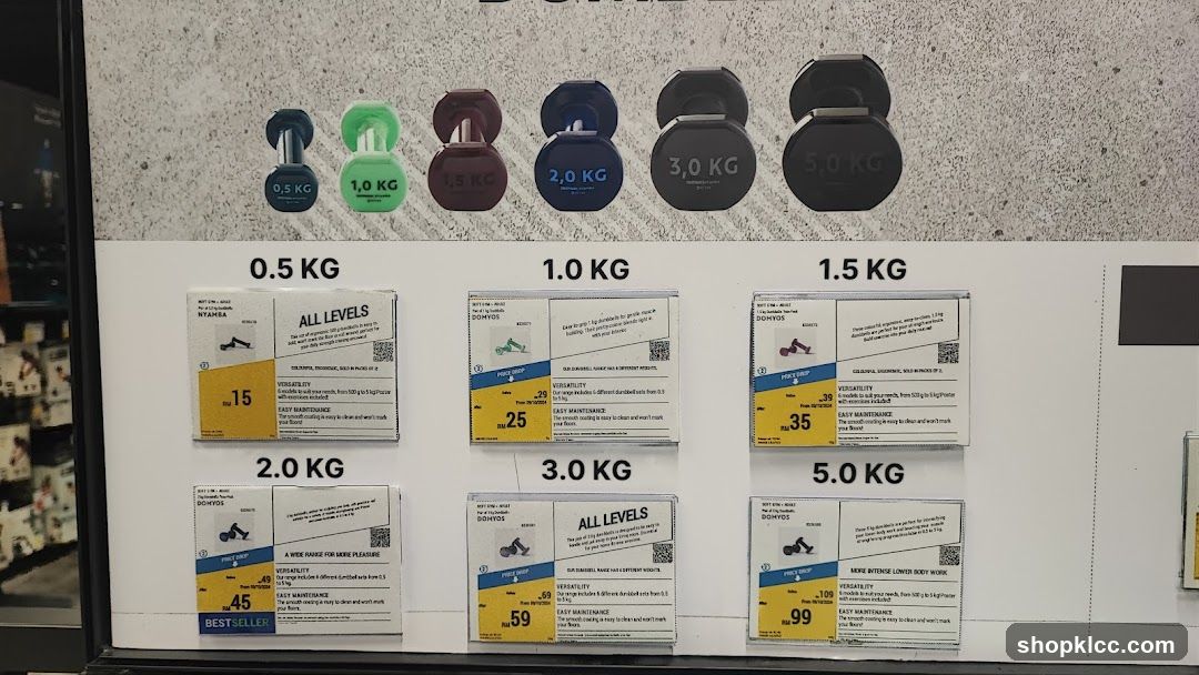 Dumbbell Display