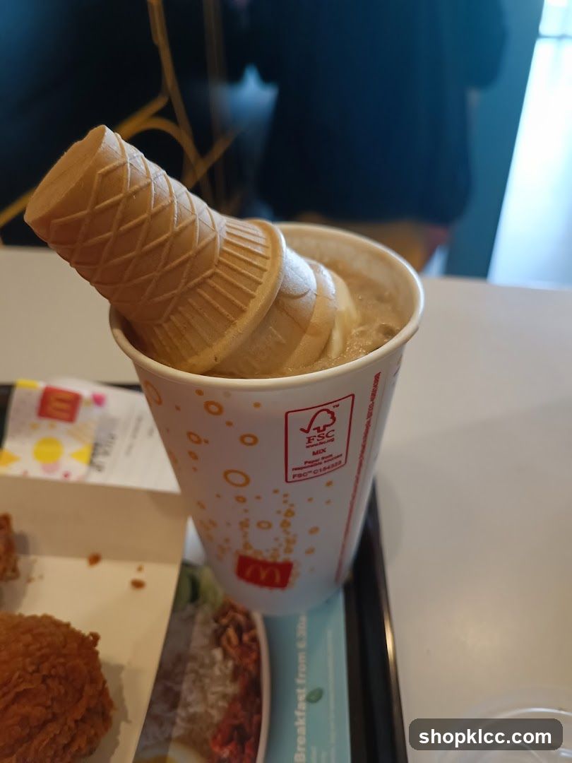 Ice Cream Cone in a Cup