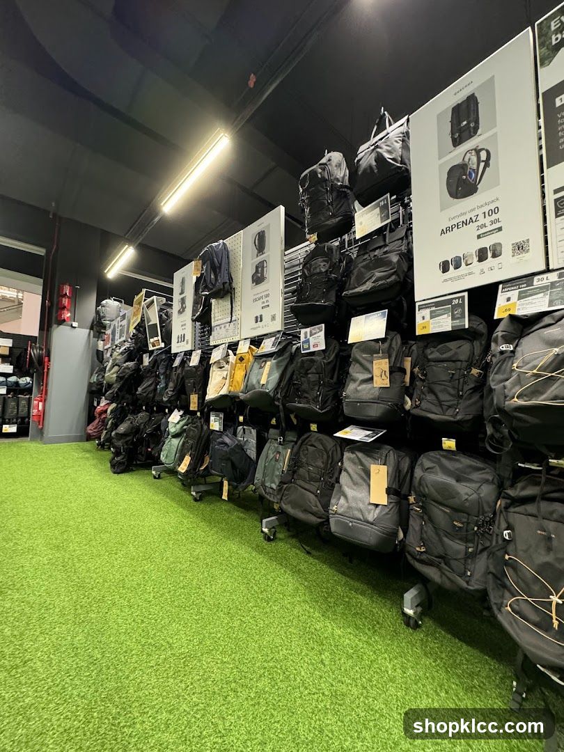 Backpacks on Display