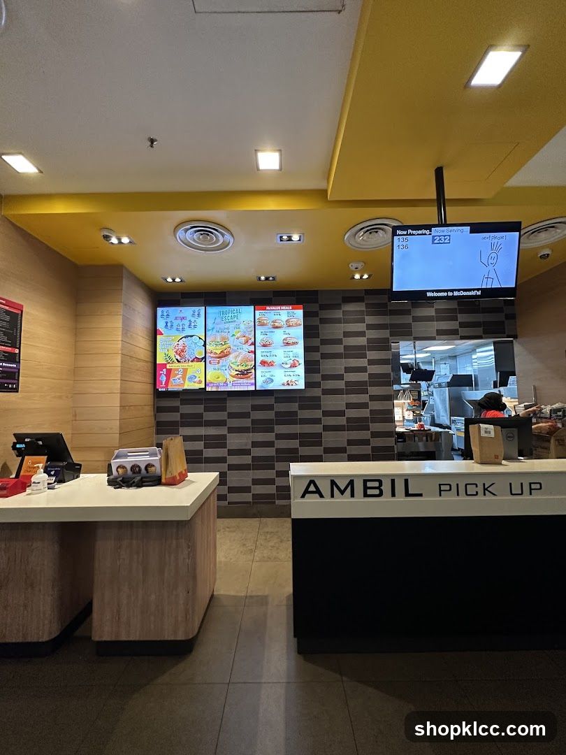 Fast Food Restaurant Interior