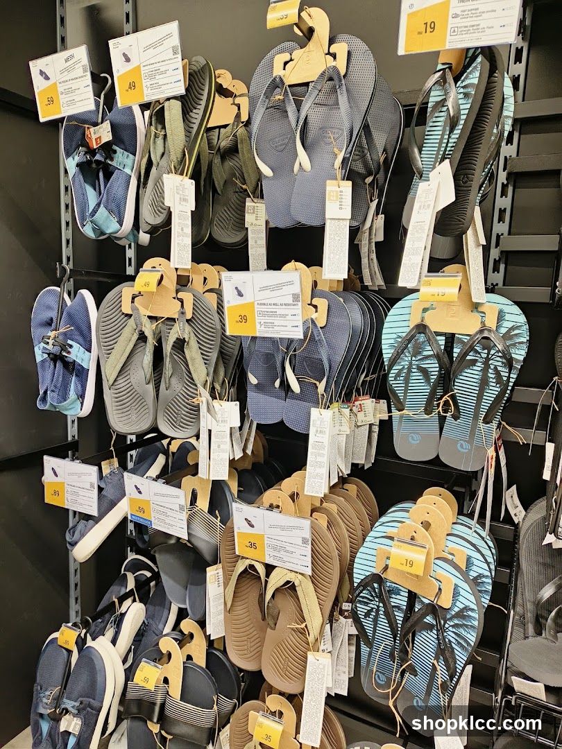 Flip-flops and Sandals Display