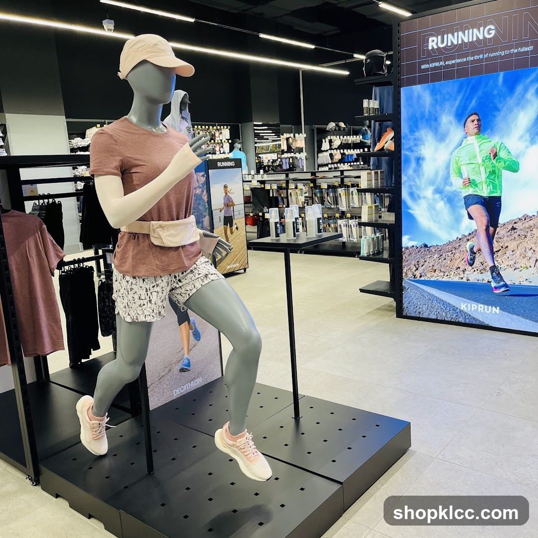Running Apparel Display