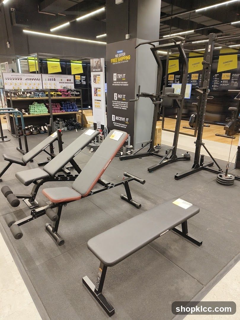 Gym Equipment Display