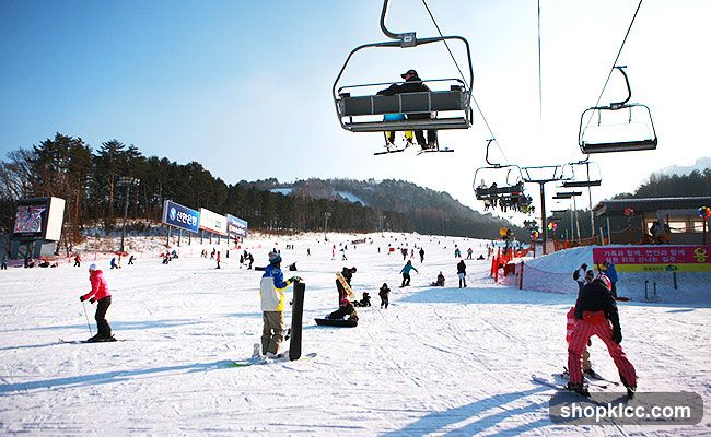 Ski Resort Scene
