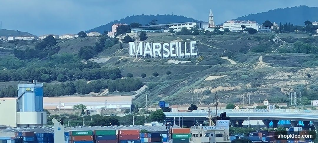 Marseille Hillside Signage