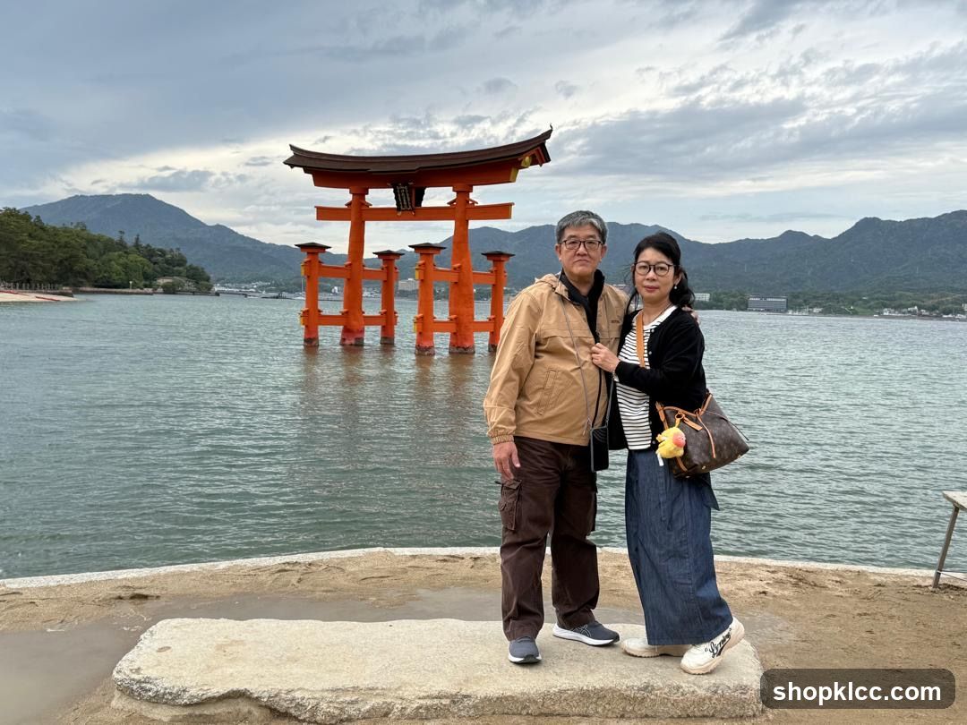 Couple at Itsukushima Shrine