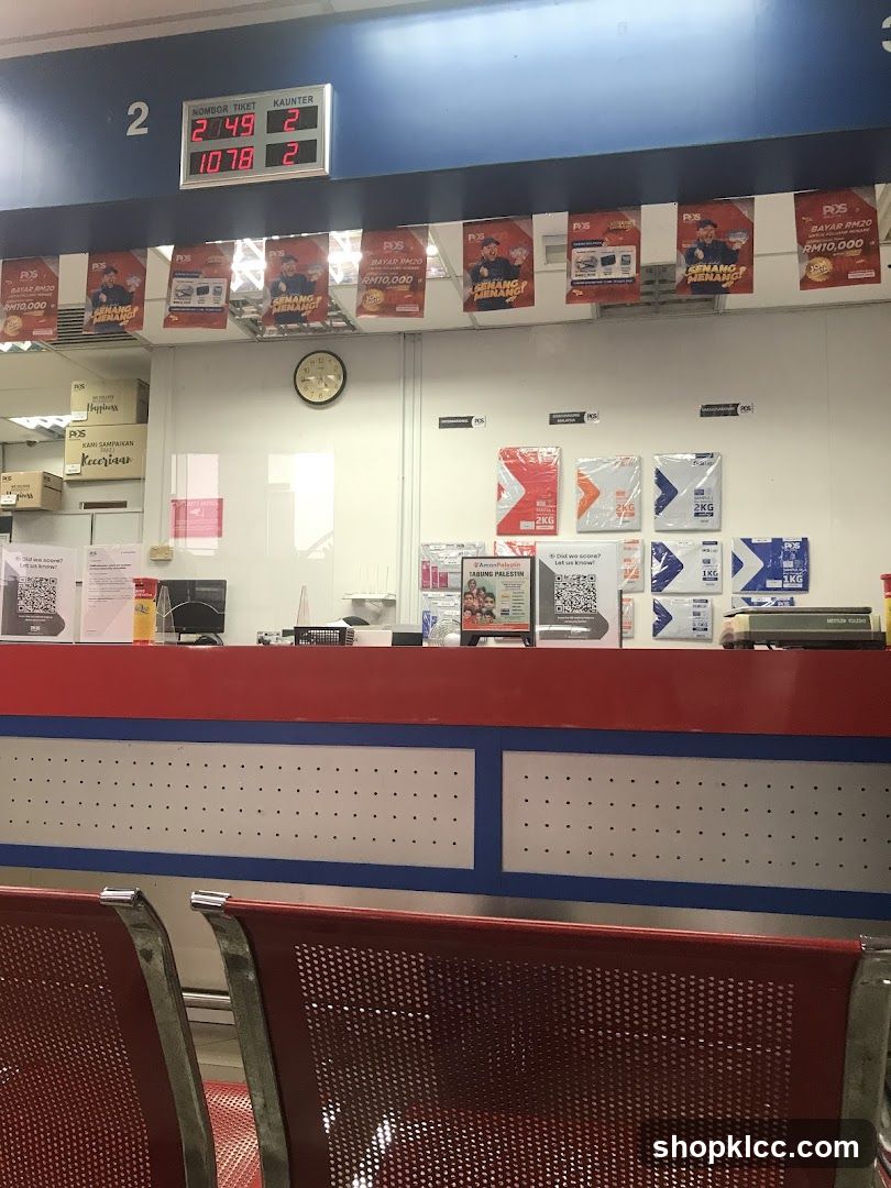 Counter Interior View