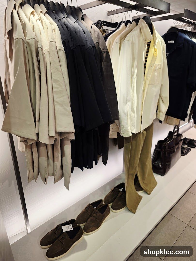 Clothing and Shoes Display