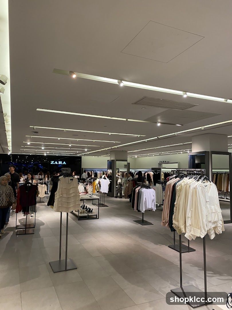 Zara Clothing Store Interior