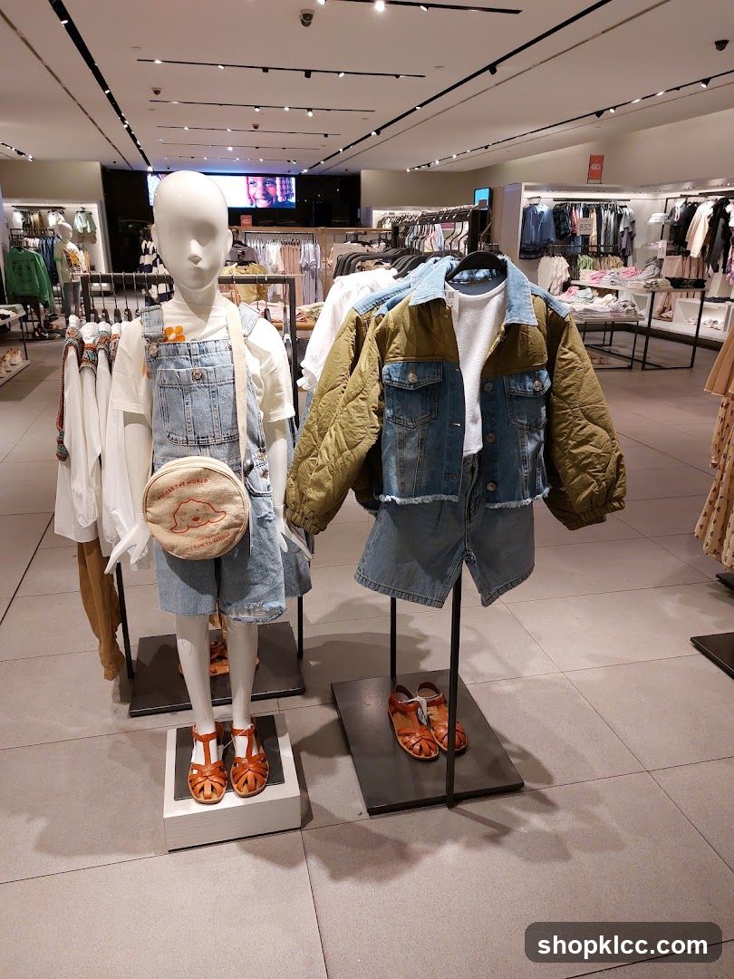 Children's Clothing Display