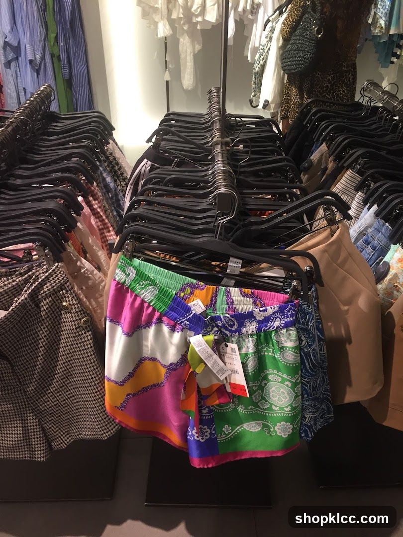 Colorful Shorts Display