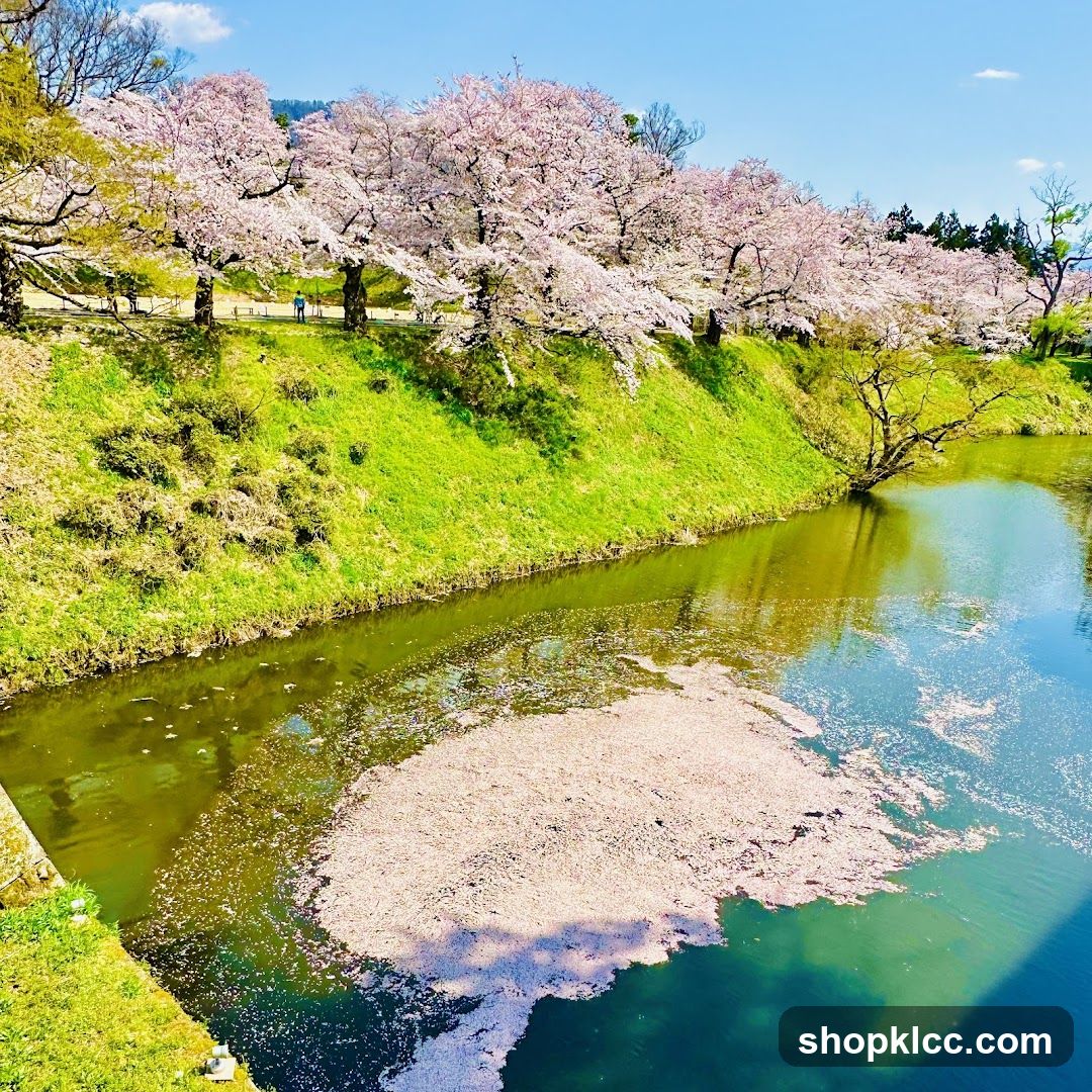 Cherry Blossoms by the River
