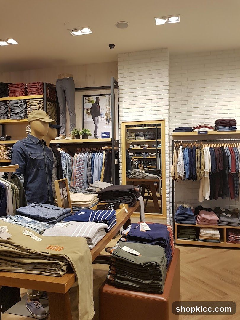 Men's Clothing Store Interior