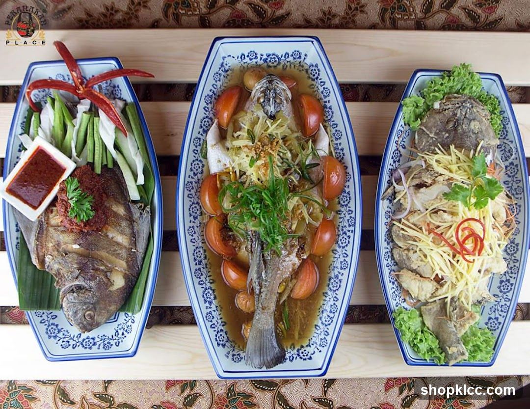 Three Plated Fish Dishes