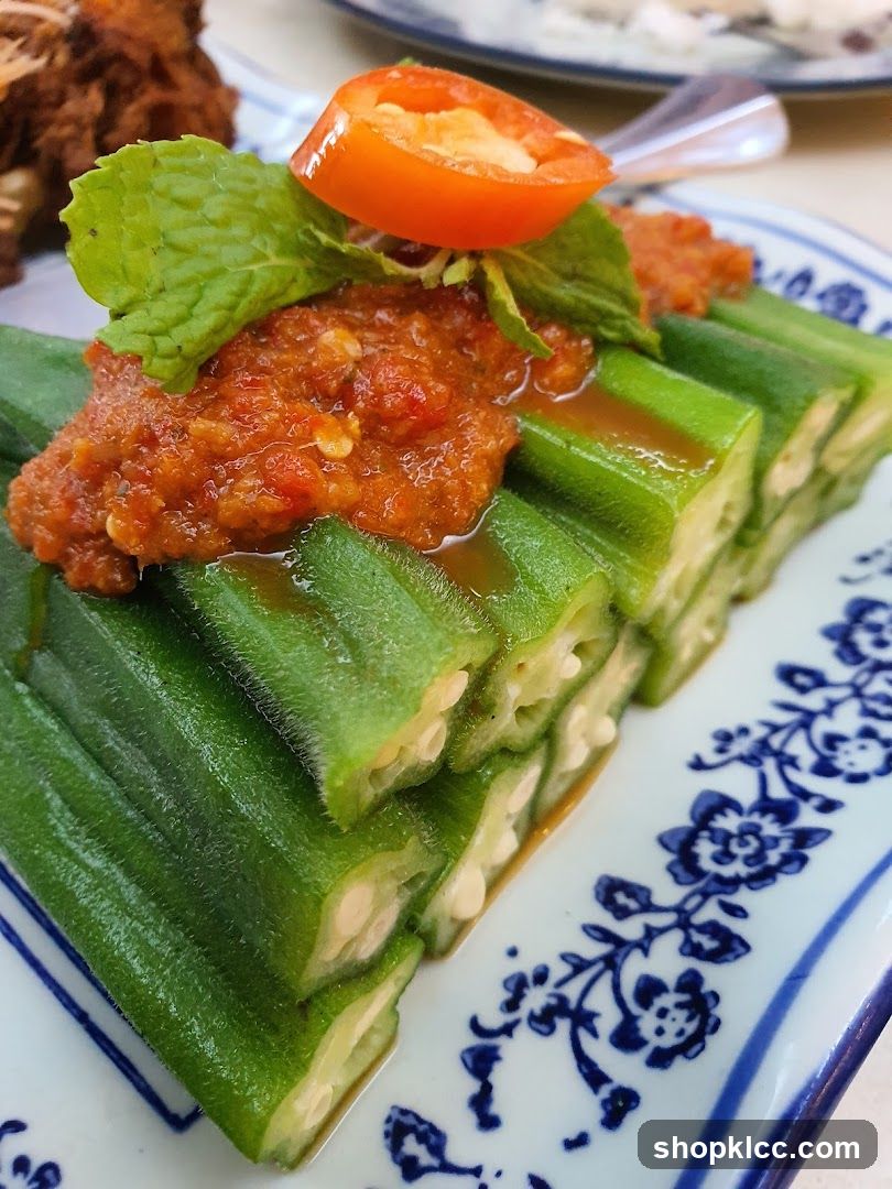 Okra with Sambal