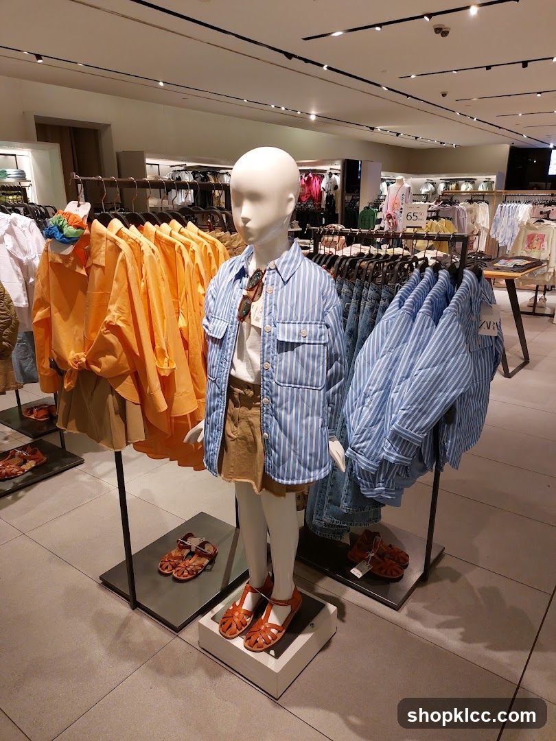 Children's Clothing Display