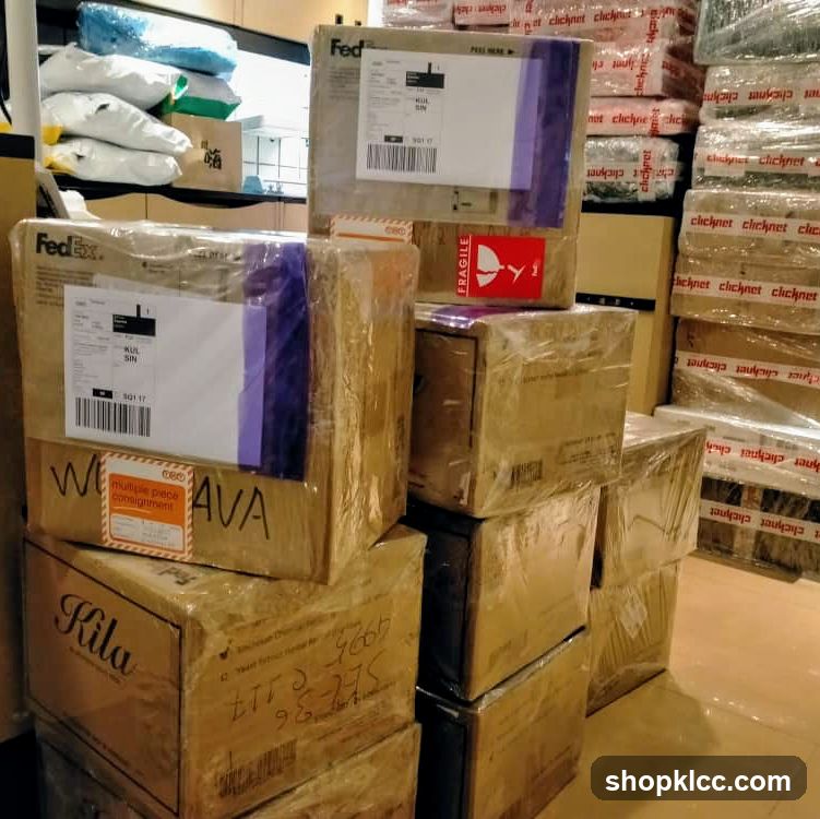 Stack of Packages