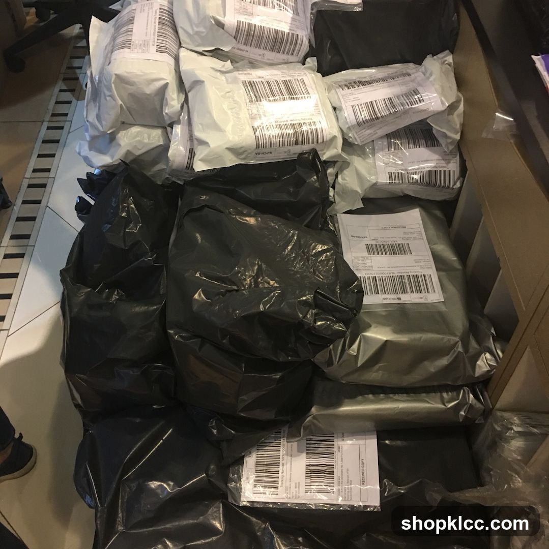 Packages ready for shipping
