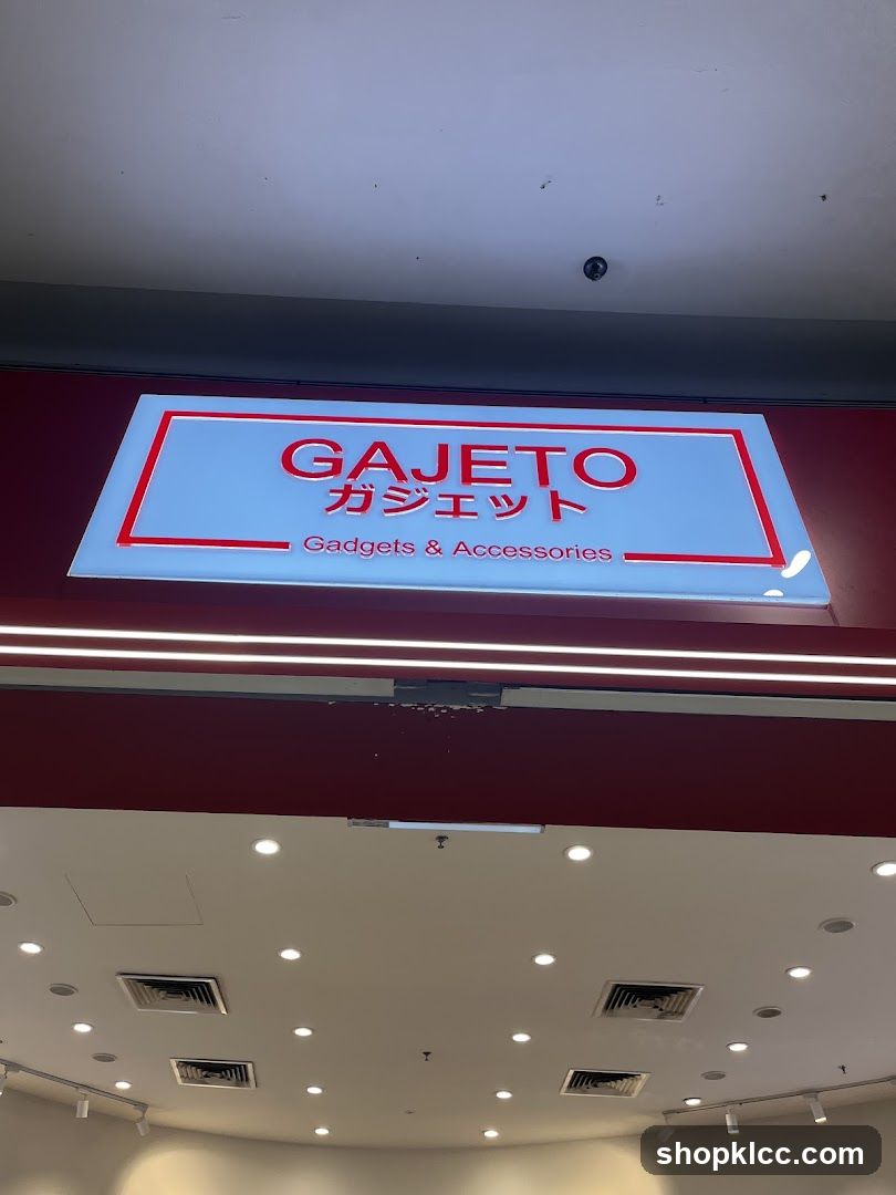 GAJETO Gadgets & Accessories Sign