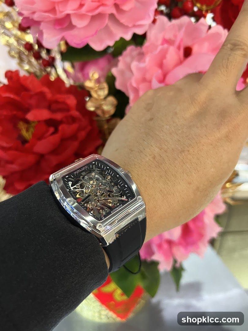 Skeleton Watch on Wrist