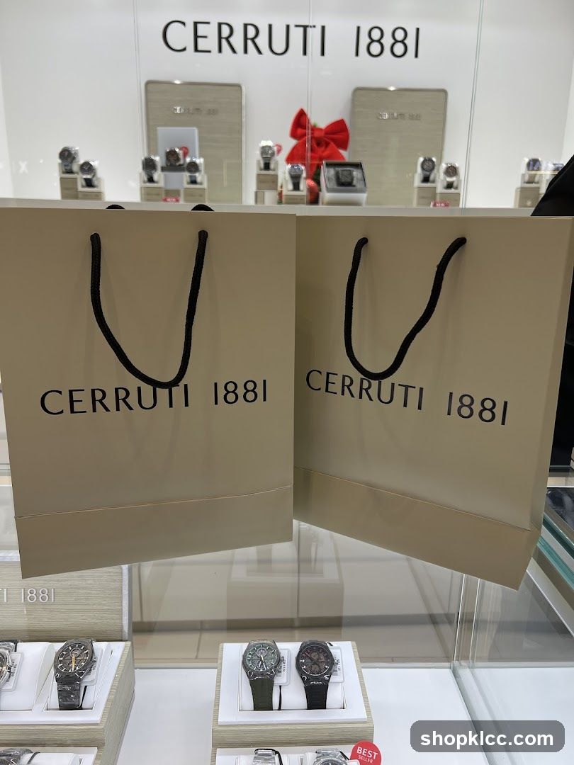 Cerruti 1881 Shopping Bags and Watches