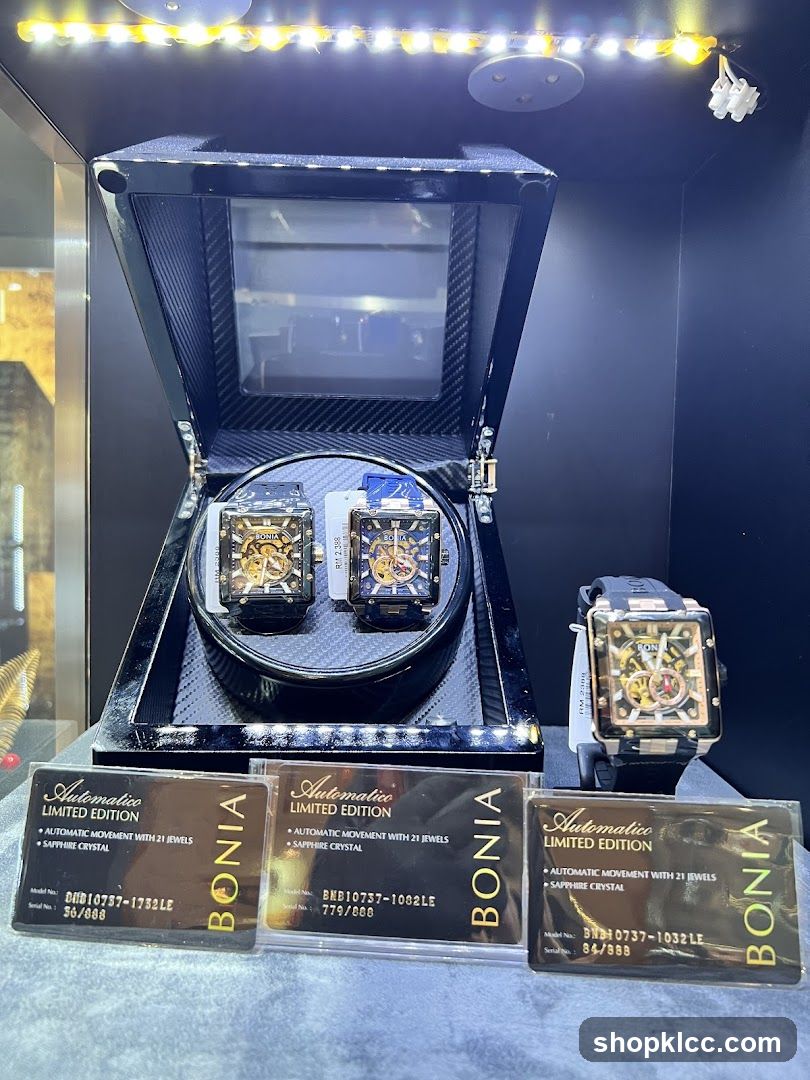 Display of Bonia Watches
