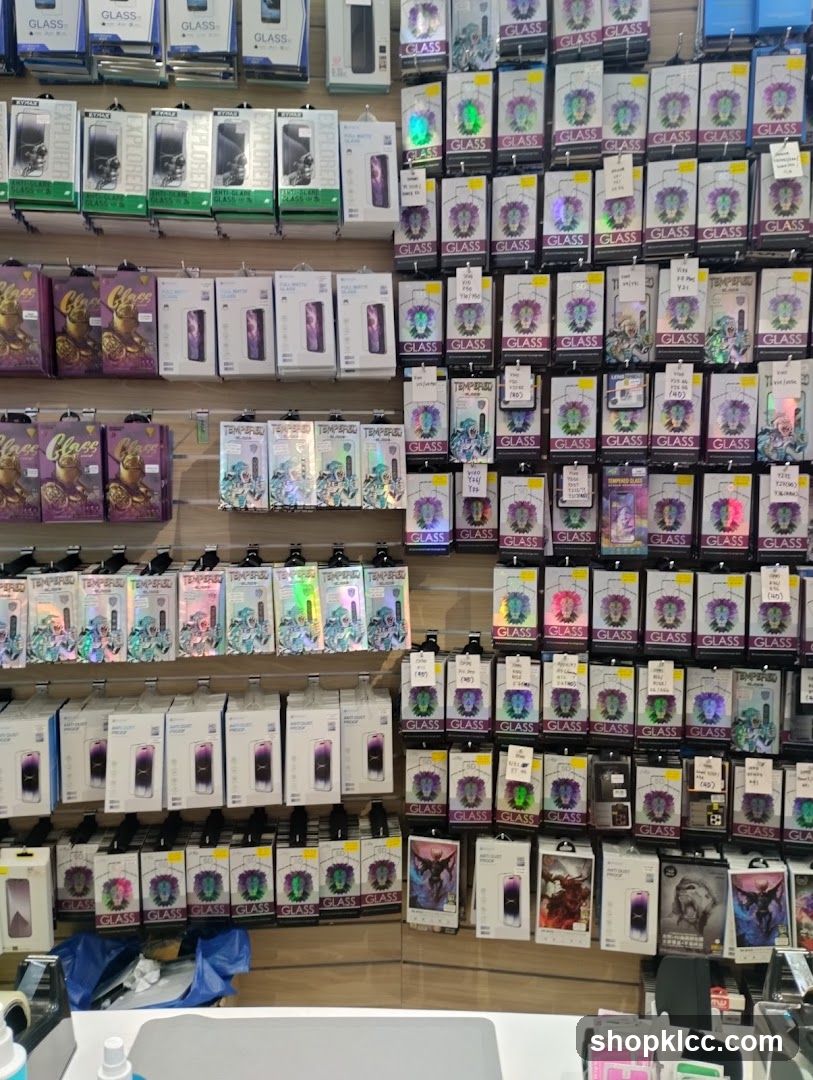 Phone Accessories Display