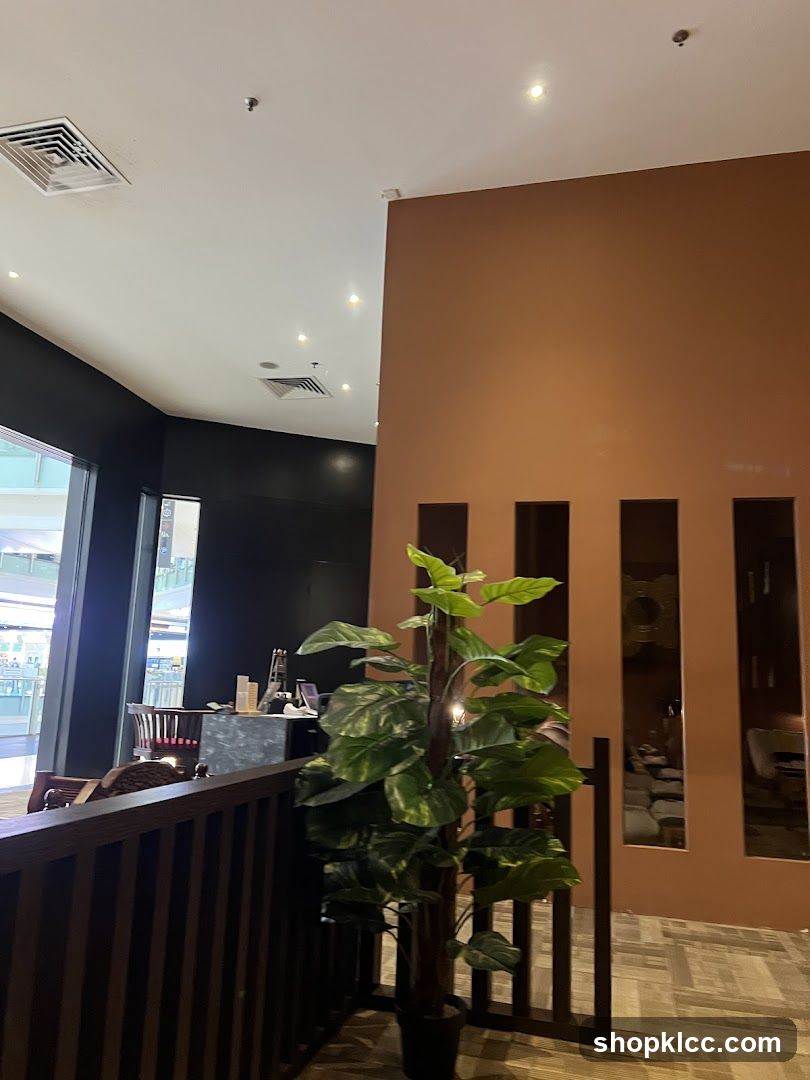 Interior of a restaurant