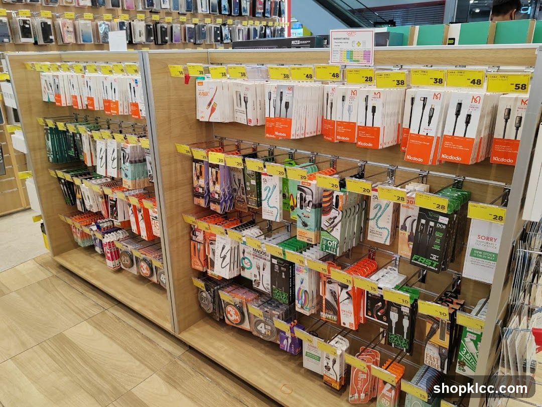 Electronics Accessories Display