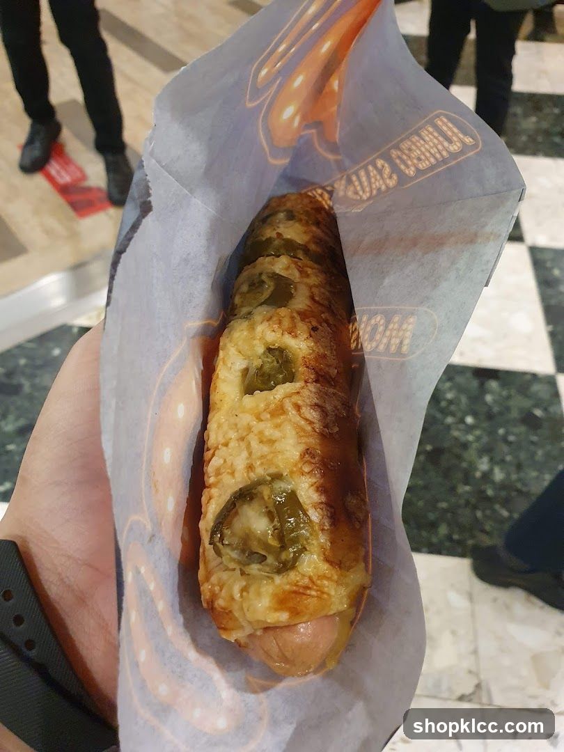 Jumbo Sausage with Jalapenos and Cheese