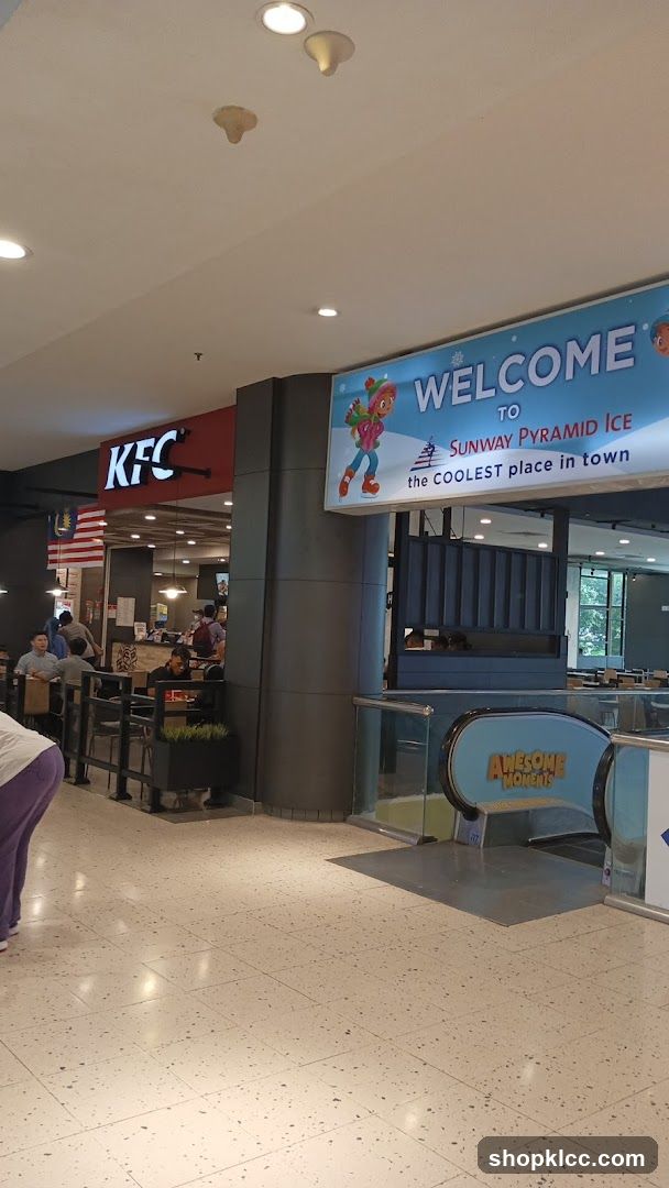 KFC and Sunway Pyramid Ice Entrance