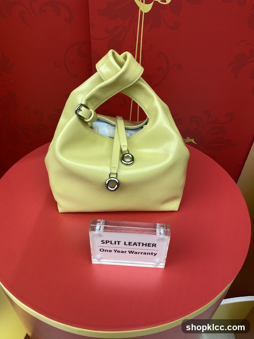 Yellow Handbag Display