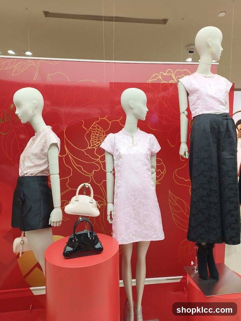 Mannequins in festive attire