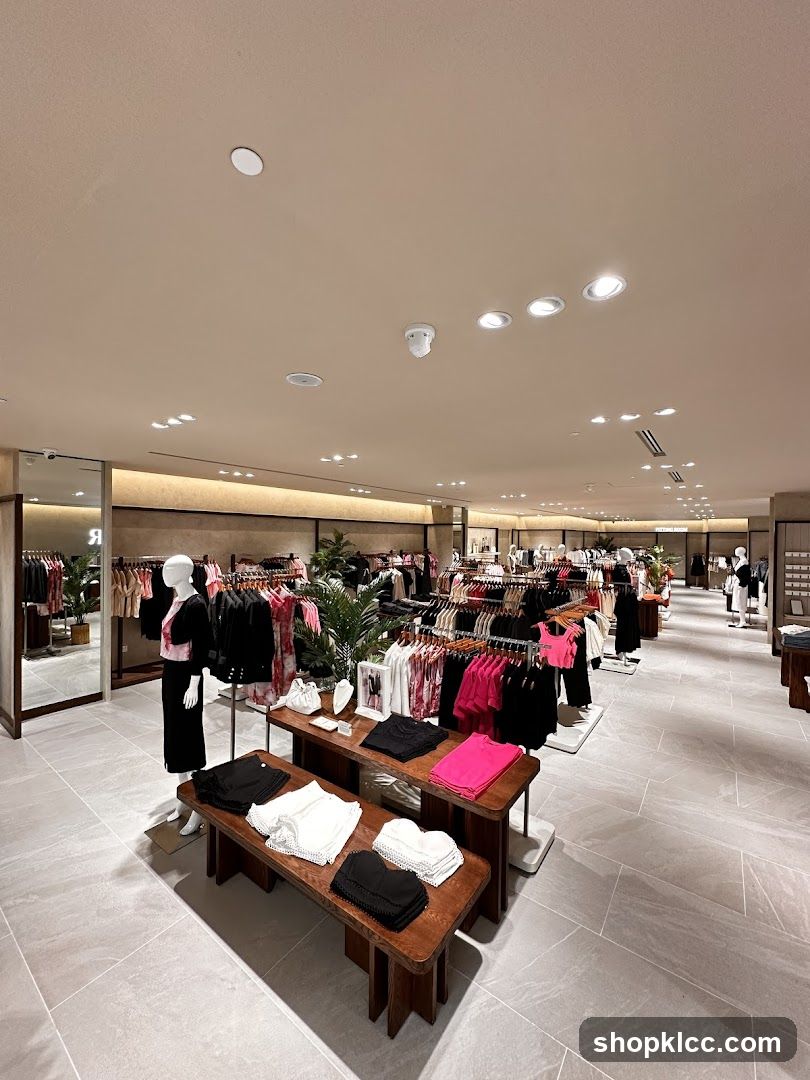 Clothing store interior